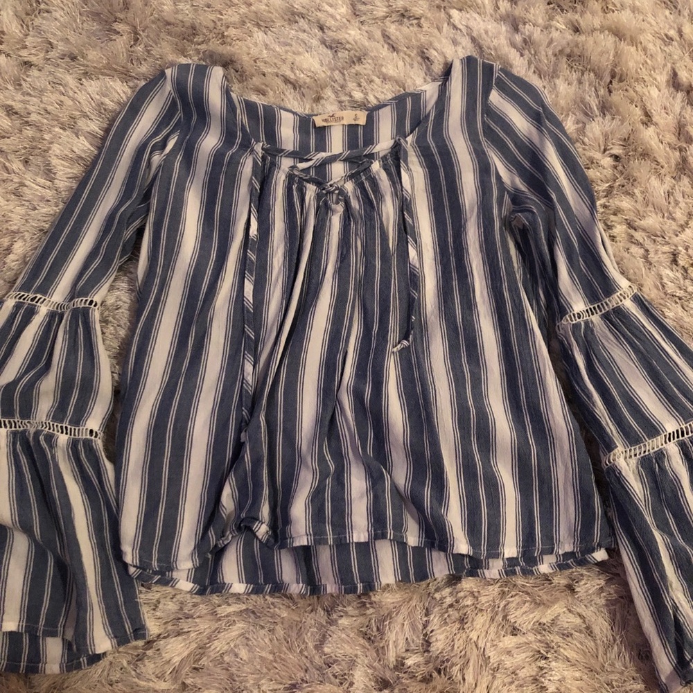 Hollister bell sleeve top